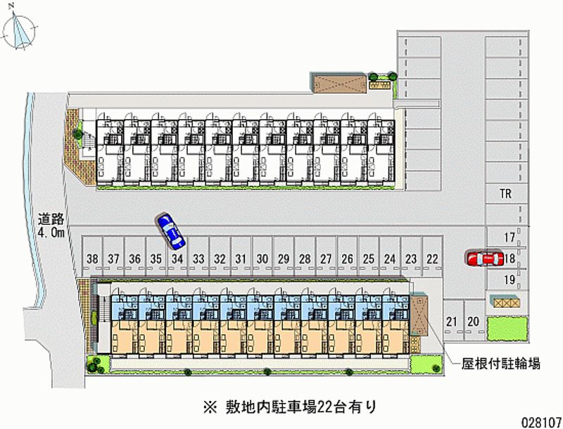 レオパレス天神林Ⅱ 月極駐車場