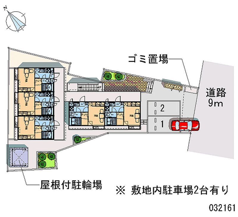 レオパレス原ノ町 区画図