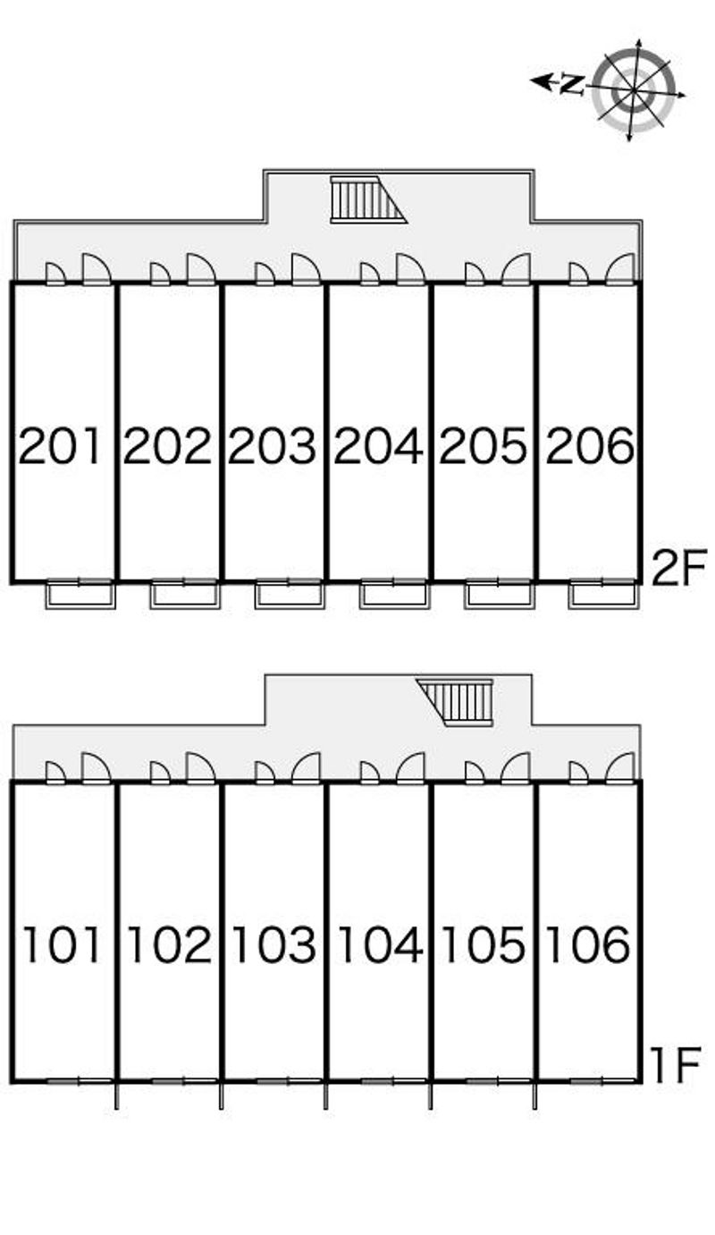 レオパレスラ　フォンテーヌ 間取配置図