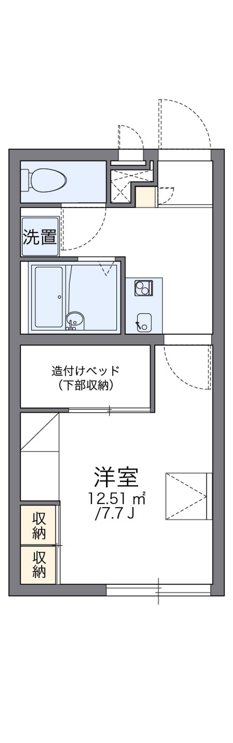 レオパレスｆｅｌｉｃｅⅢ 間取図