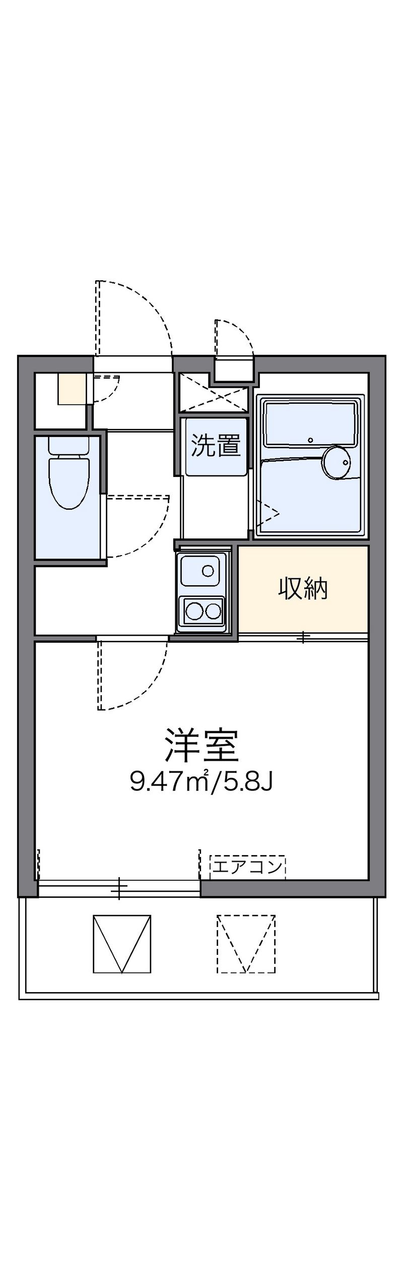 レオパレスＳＫＹ　ｉ 間取図