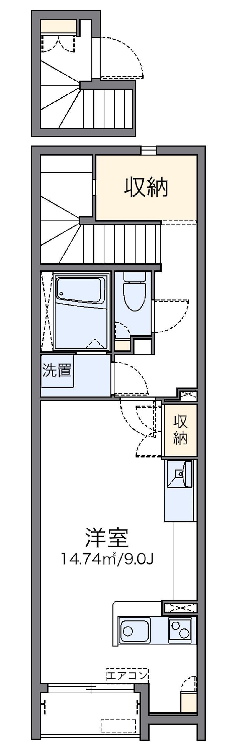 レオネクスト雷神Ⅱ 間取り