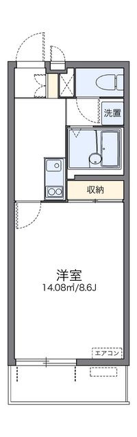 レオネクスト苅藻 間取り図