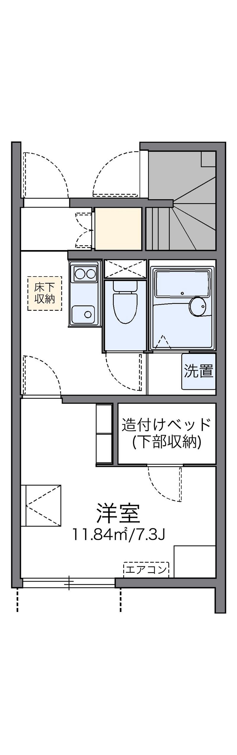 レオネクスト三ノ輪 間取図