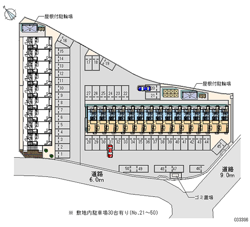 レオパレス長橋台Ⅱ 月極駐車場