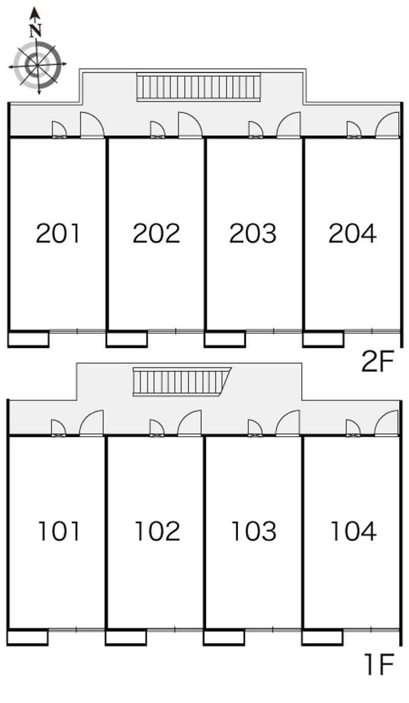 レオパレスセレッソ 間取配置図