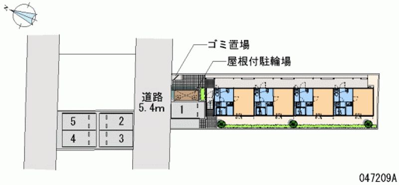 レオパレス中割 月極駐車場