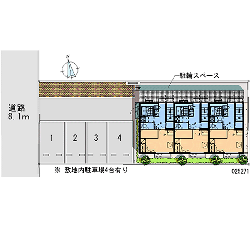 レオパレス松島 区画図