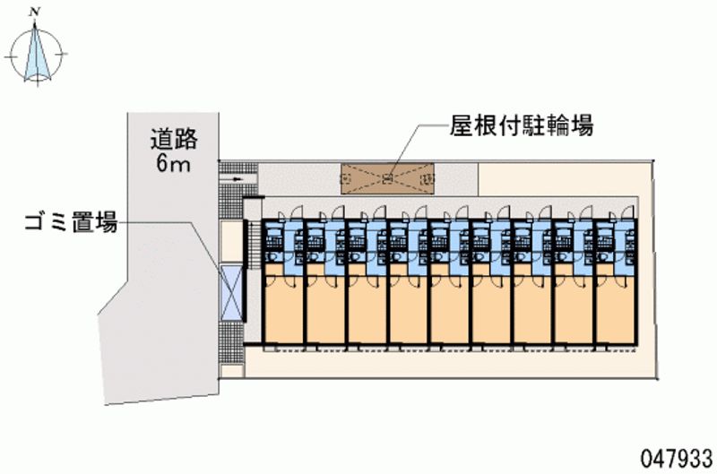 レオパレスビジュ 区画図