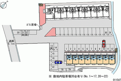 11547 Monthly parking lot