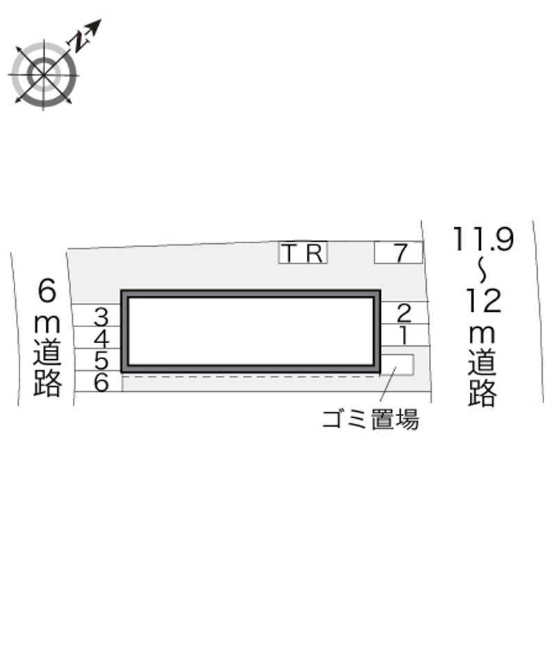レオパレスコスモスＮＯ．６ 配置図