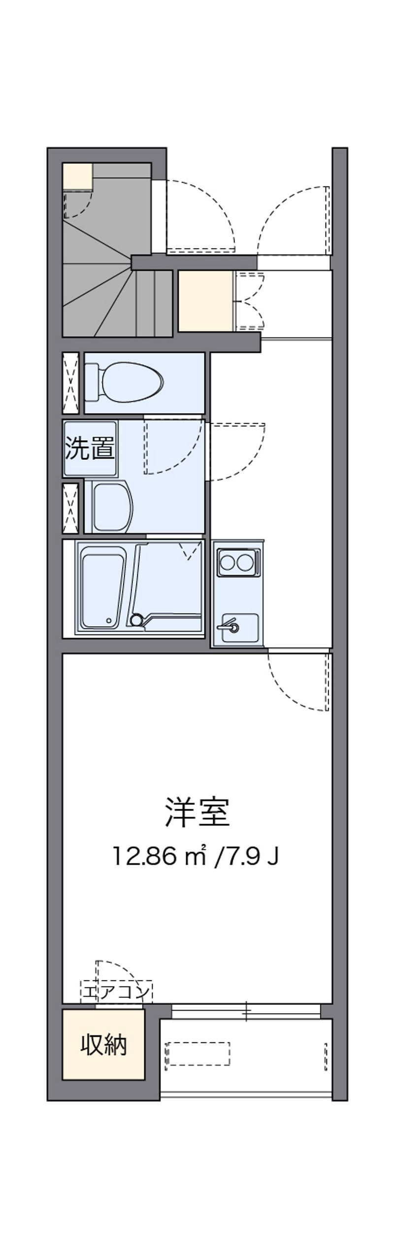 クレイノメゾンフルリール 間取図