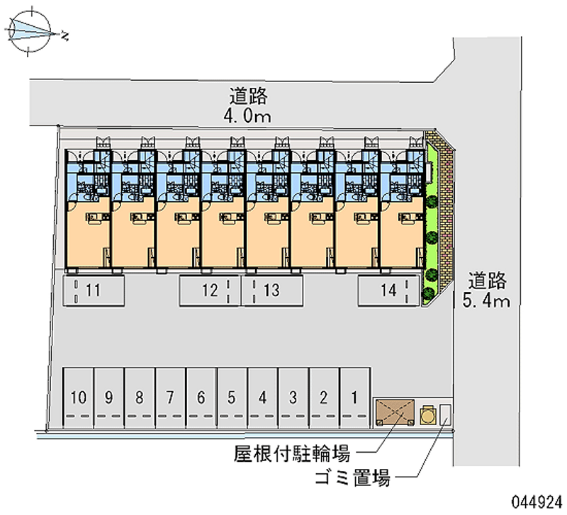 44924 Monthly parking lot