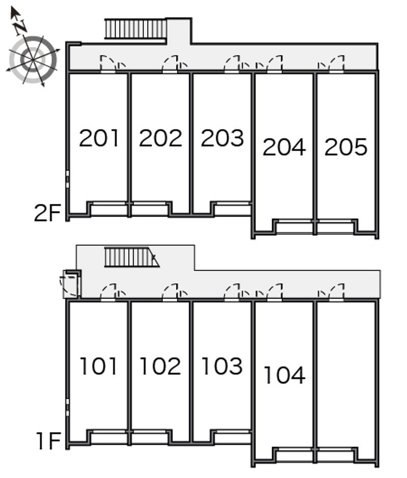 クレイノハウスＣＦＧ 間取配置図