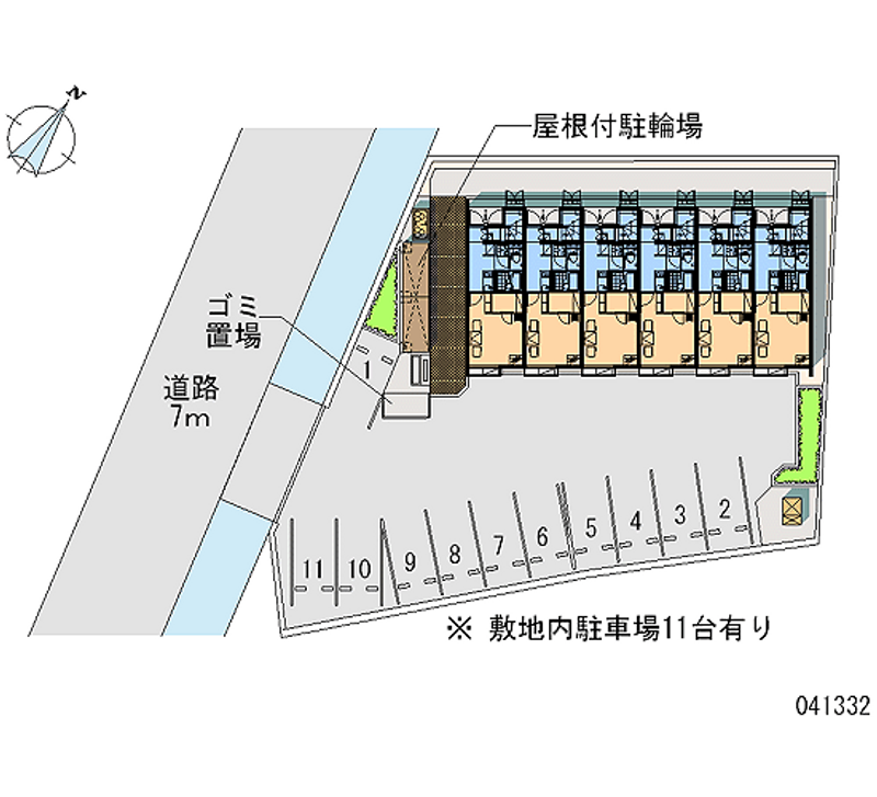 41332月租停车场