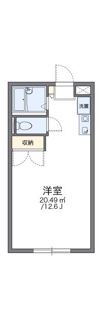 レオパレスミライ 間取り図