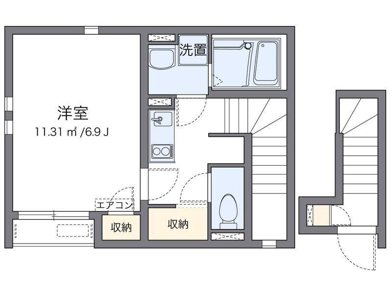 クレイノエクセル戸越Ⅱ 間取り