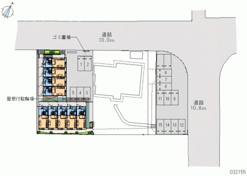 レオパレスパストラル博多 月極駐車場