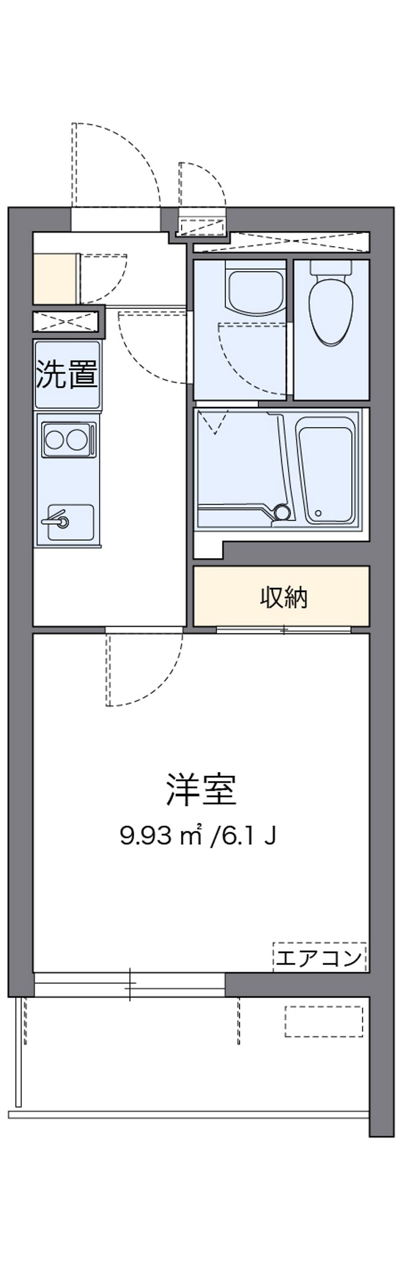 クレイノ太閤通 間取図