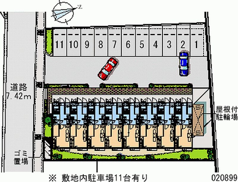 レオパレス雁ケ音 月極駐車場