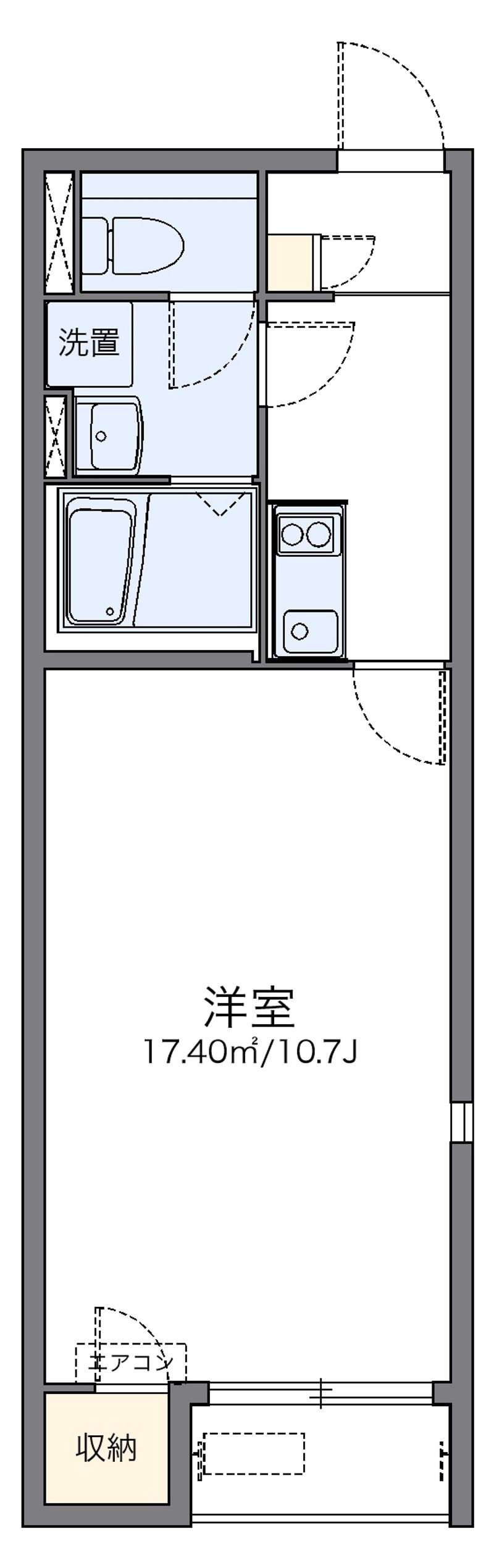 レオネクストＣｈｒｉｓｔａｒ 間取図