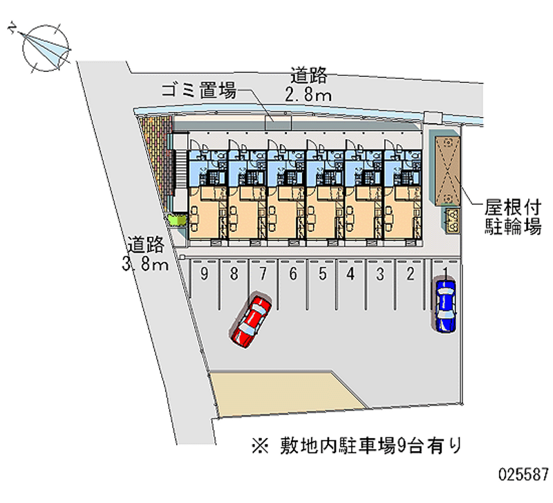 25587 Monthly parking lot