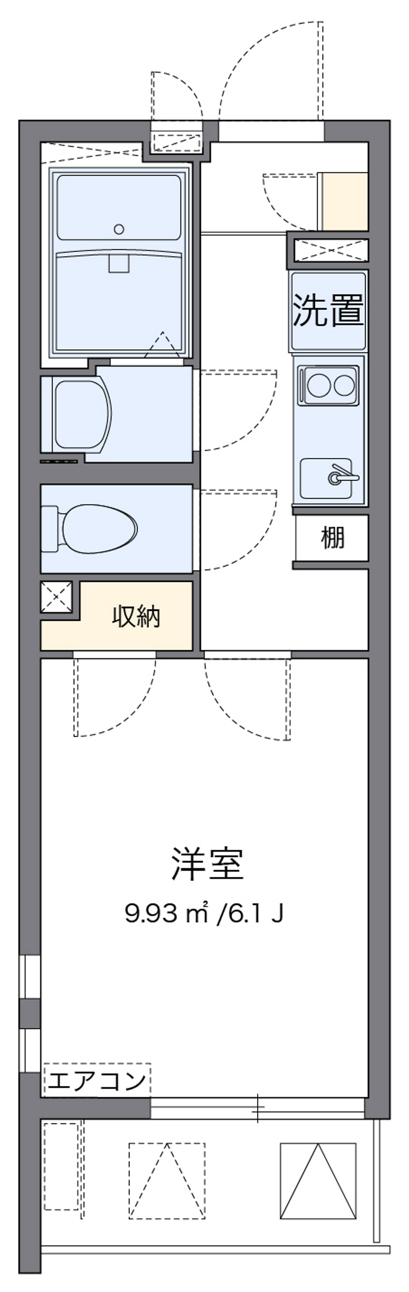 クレイノ翠 間取り