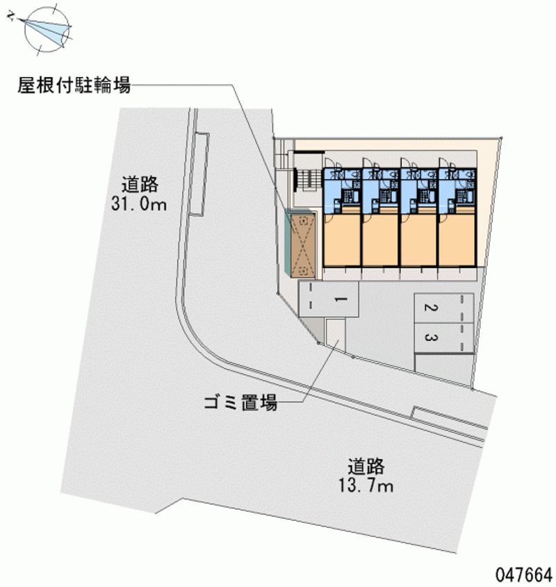 レオネクスト苅藻 月極駐車場