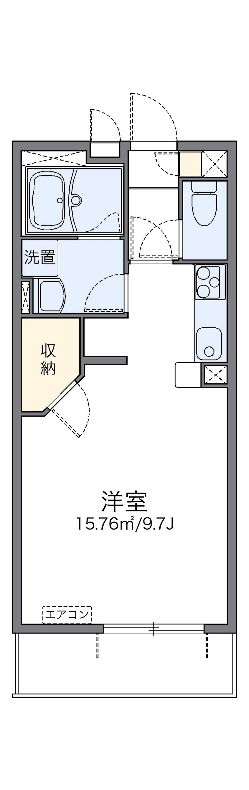 レオネクストトンゴーノ 間取図