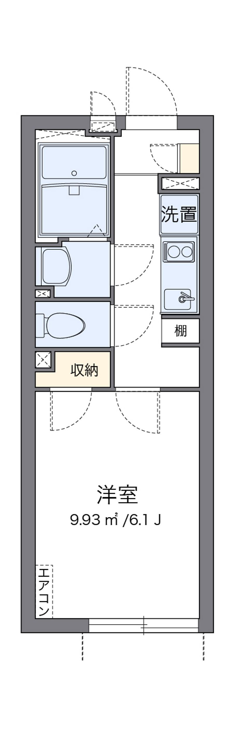 クレイノＺＥＲＯ　２ 間取図