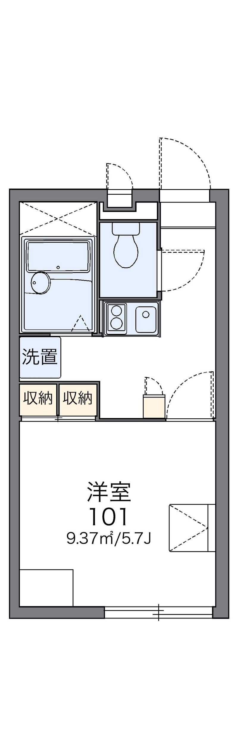 レオパレスＧｒａｃｅ 間取図