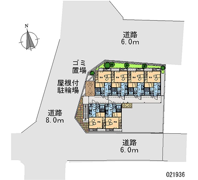 レオパレスエクセルライフ 区画図