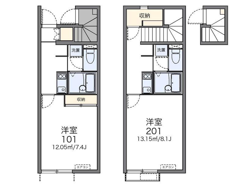 レオネクストＥＡＳＴＬＥＡＦⅢ 間取図