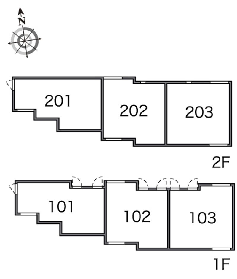 レオネクストタフィー　サーフ 間取り配置図