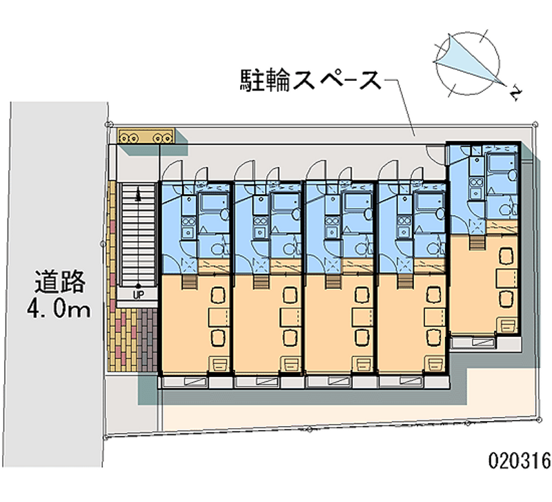 レオパレスマリーナ深江 区画図