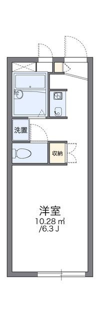 レオパレスＨＡＳＥＧＡＷＡⅡ 間取り図