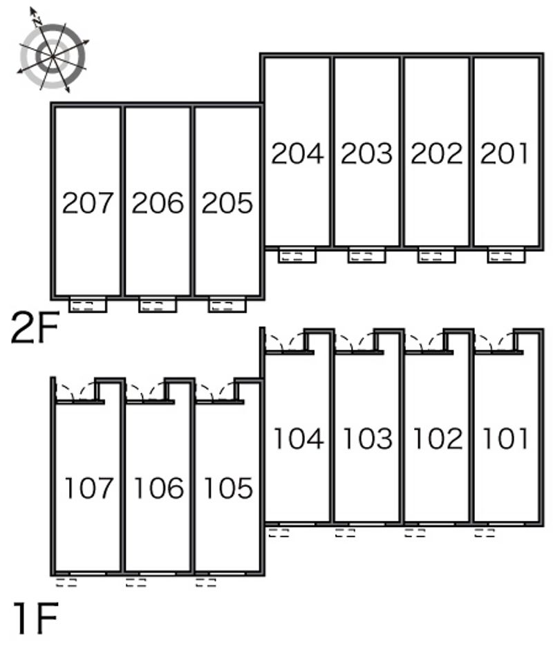 レオネクスト藤Ⅲ 間取り配置図