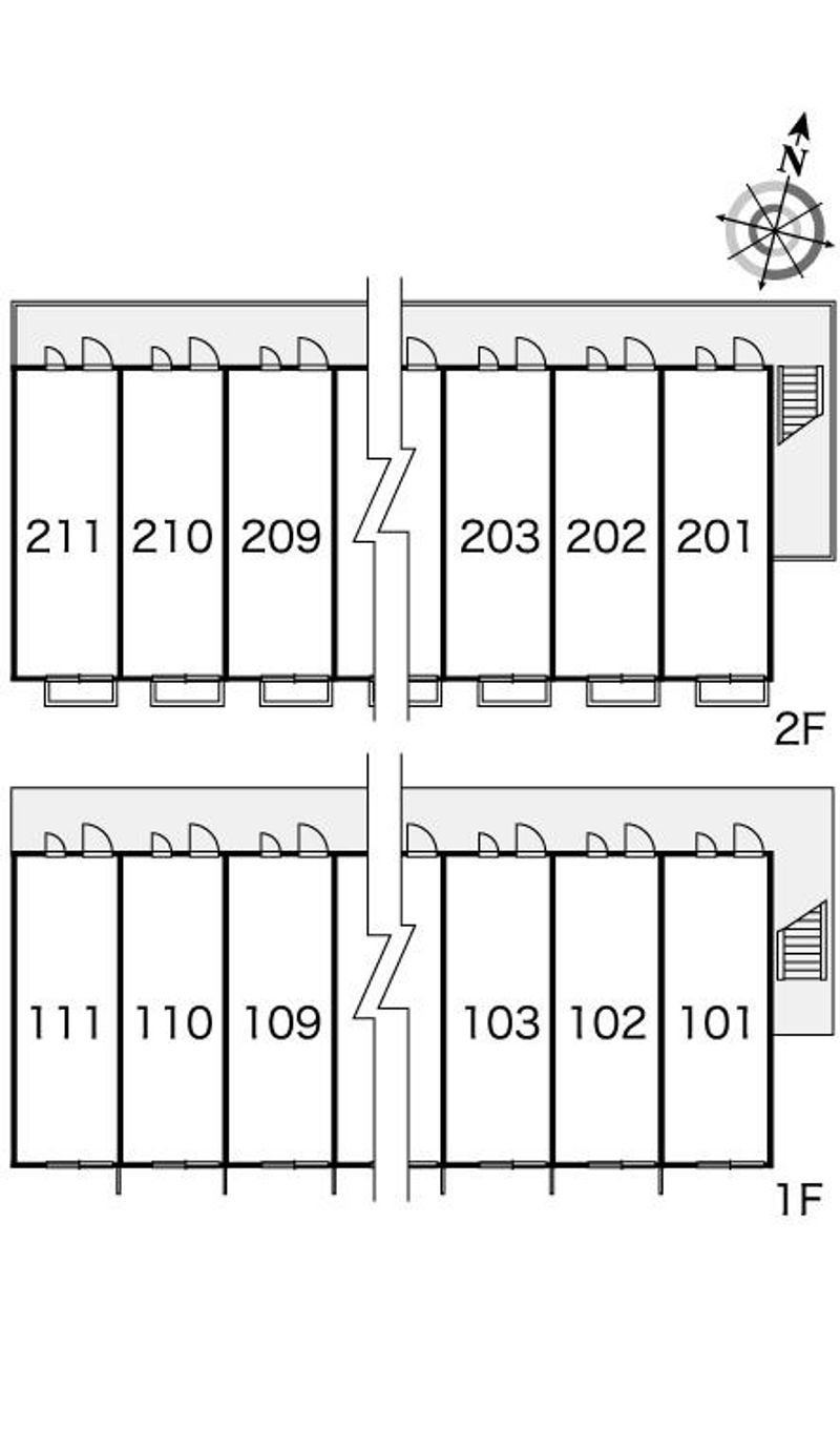 レオパレスｙｏｕ 間取配置図