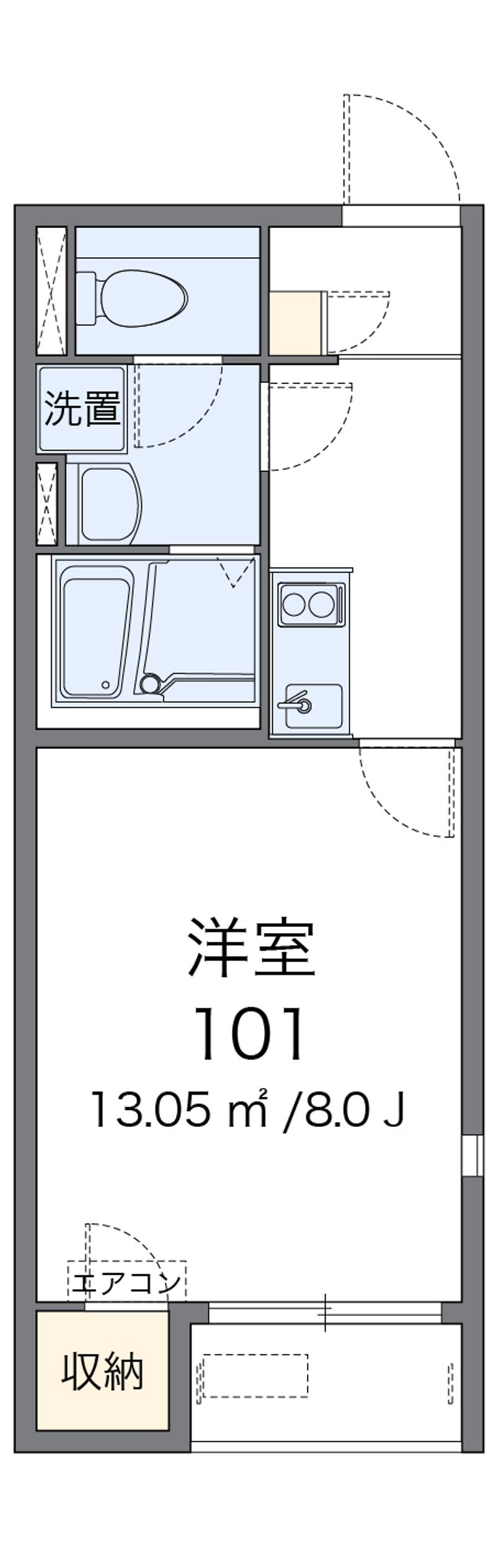 レオネクストｋｅｉ 間取図