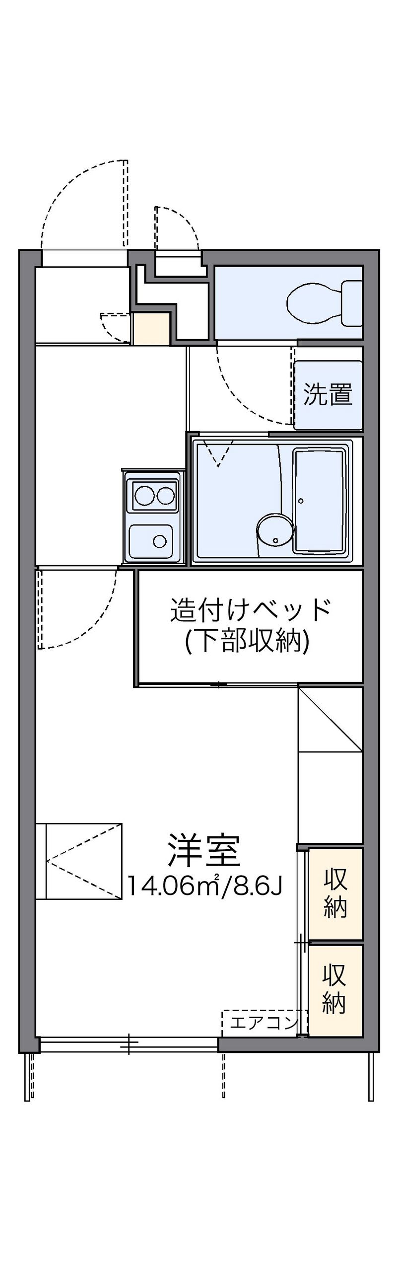 レオパレスＫ＆Ｒ 間取図