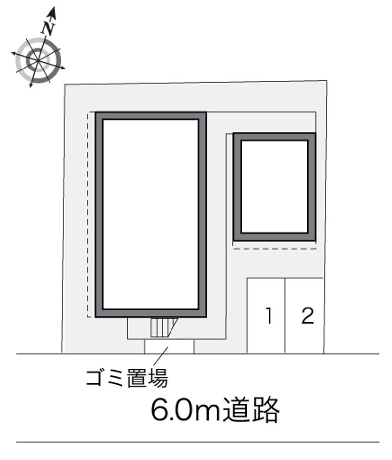 レオパレスメゾン桜台 配置図