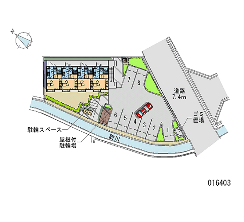 レオパレス伸和 月極駐車場