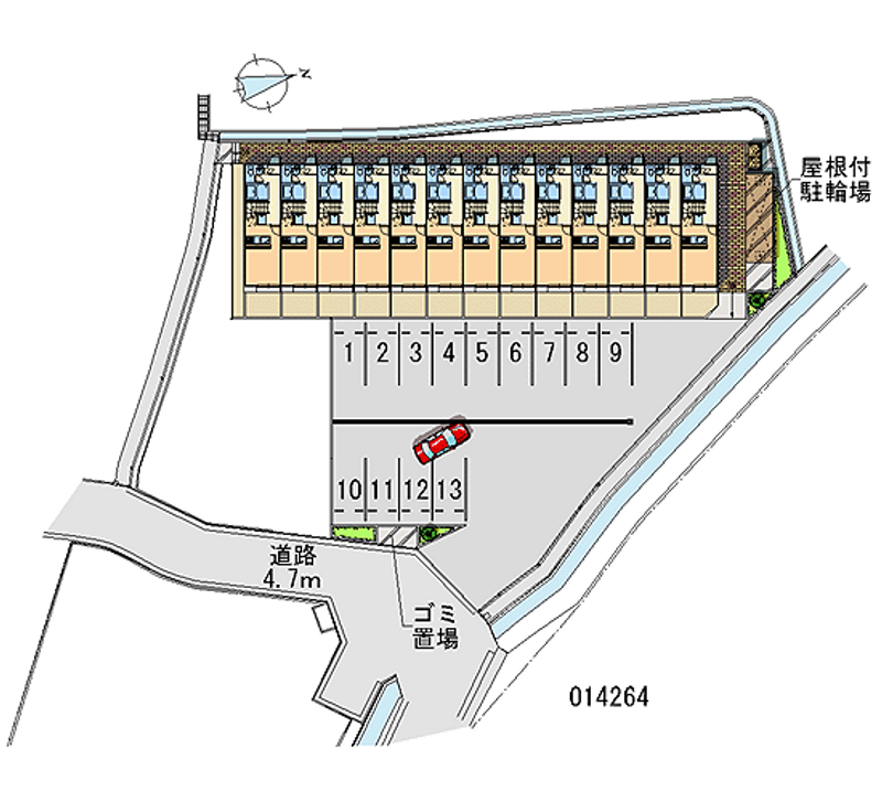 14264 Monthly parking lot