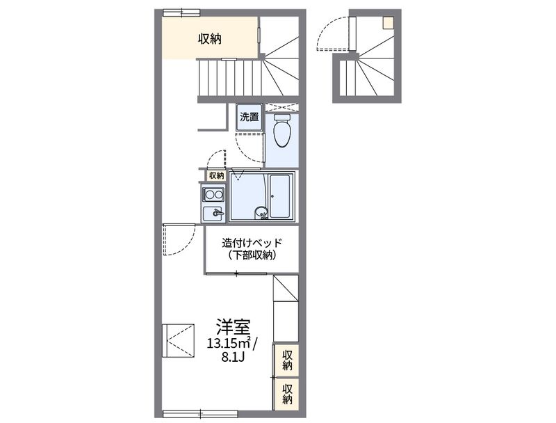レオパレスなごみ 間取図
