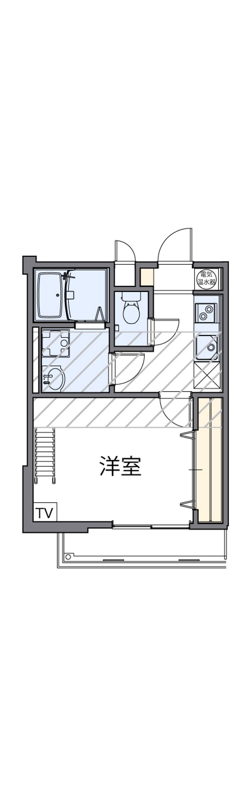 レオパレス柴原ＬＡ１ 間取り