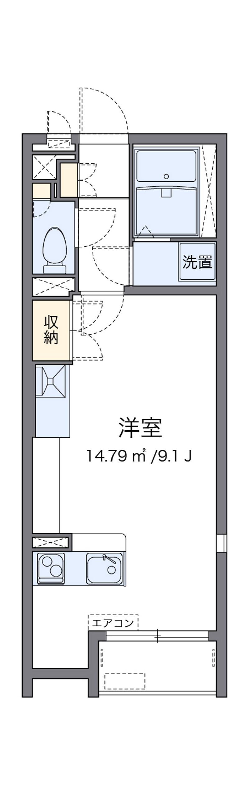 ミランダララモナ　Ｋ２ 間取図