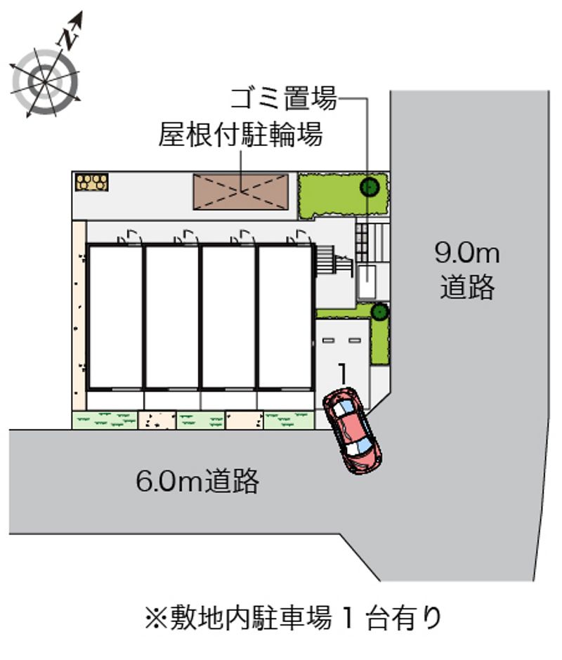 レオネクストドミールＣ 配置図