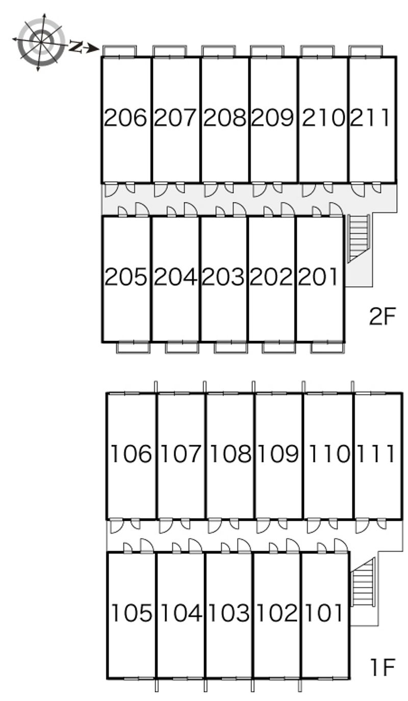 レオパレスカサベルデ 間取り配置図