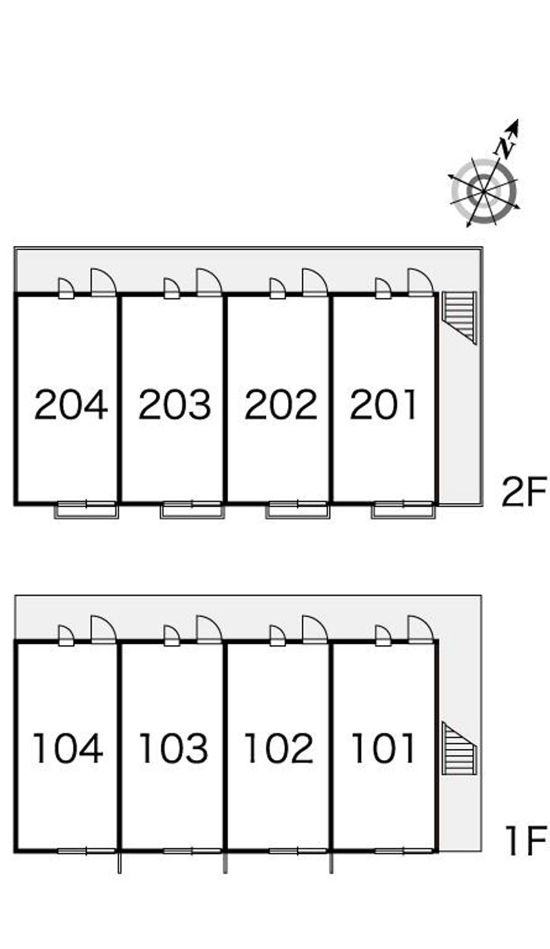 leopalace Sakumacho 평면 배치도