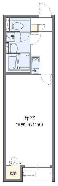 レオネクストＹＡＭＡＤＡⅡ 間取り図